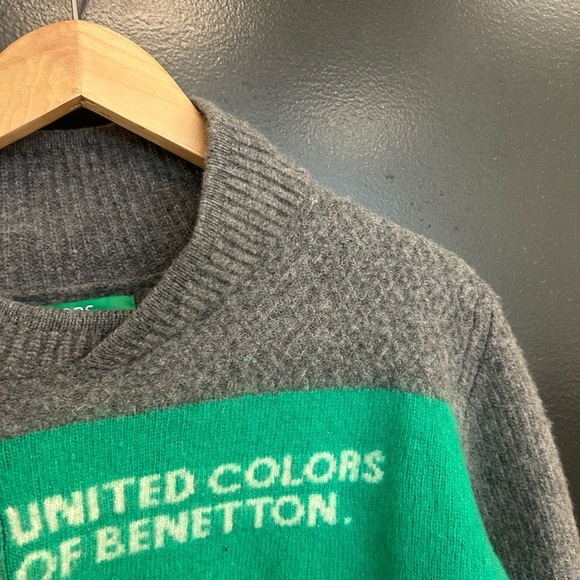 Vintage United Colors of Benetton wool sweater S-M good vintage condition rare! - Picture 3 of 12